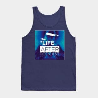 The Life After Podcast Album Cover | Navy Items Tank Top